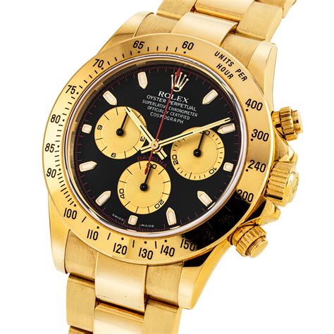 rolex daytona d'oro|rolex daytona gold chronograph.